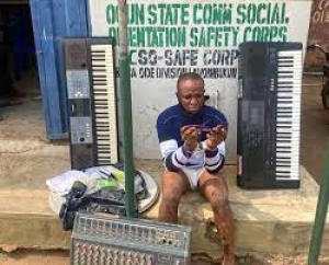 MAN CAUGHT STEALING IN THE CHURCH