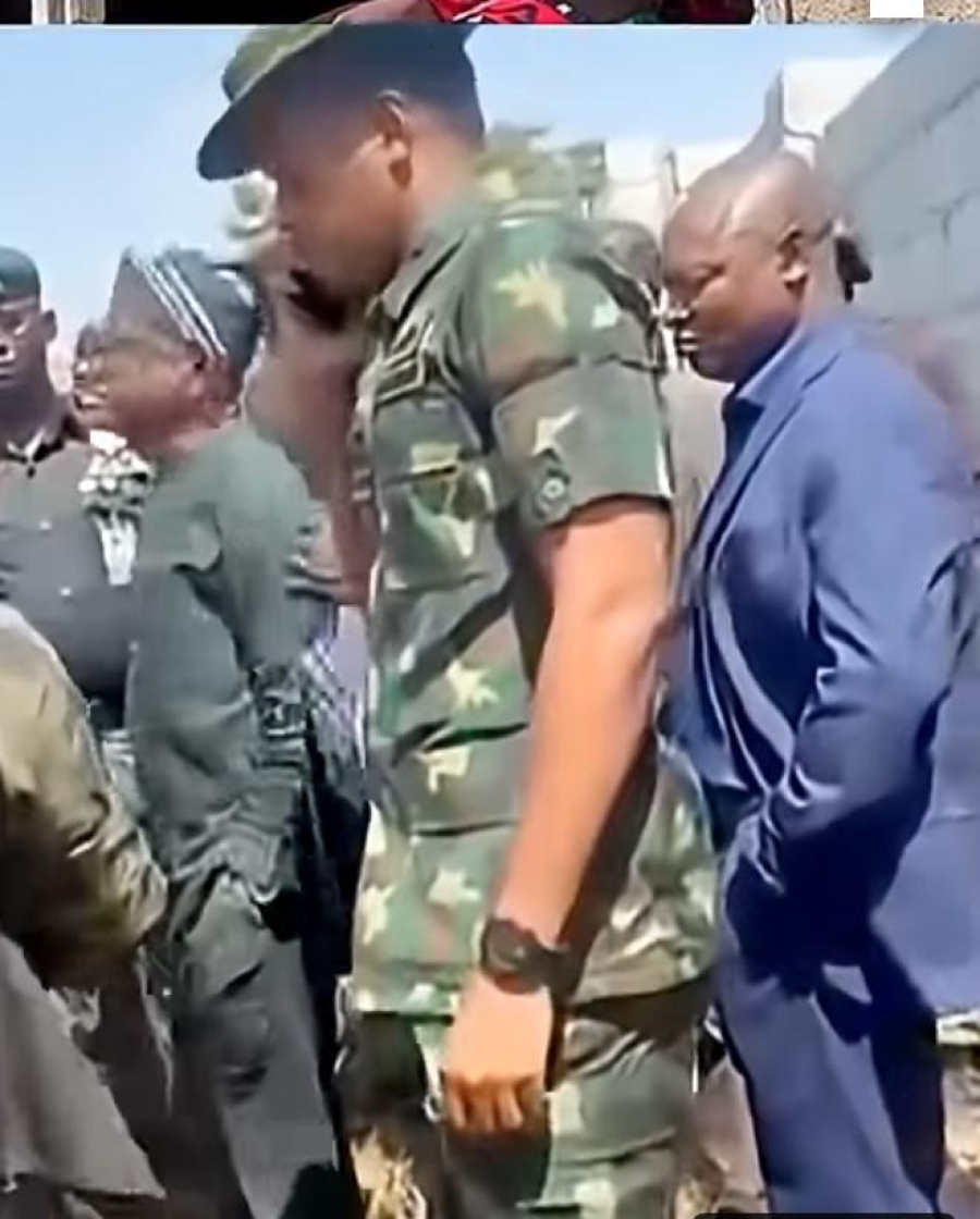 YOU CANNOT USE MILITARY MUSCLE TO PROTECT ILLEGALITIES