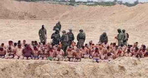 CAPTURED HAMAS STRIPPED NAKED