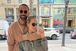 RIO FERDINAND’S WIFE KATE HOLIDAYS MIXED FEELINGS.