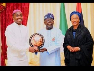 PRESIDENT TINUBU &amp; THE FIRST LADY HOST ASISAT OSHOALA