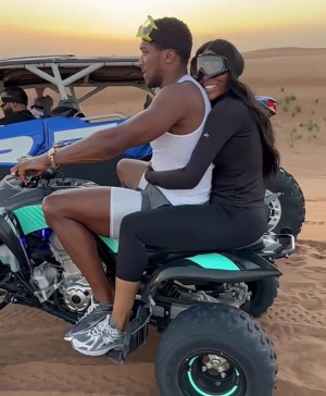 AJ, STILL CRUISING IN DUBAI AFTER WINNING HEAVY WEIGHT FIGHT